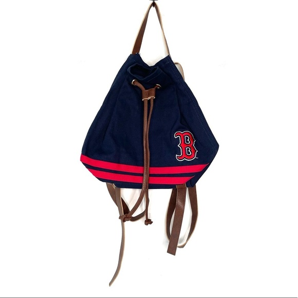Foco | Boston Red Sox Canvas Drawstring Backpack - Picture 1 of 7